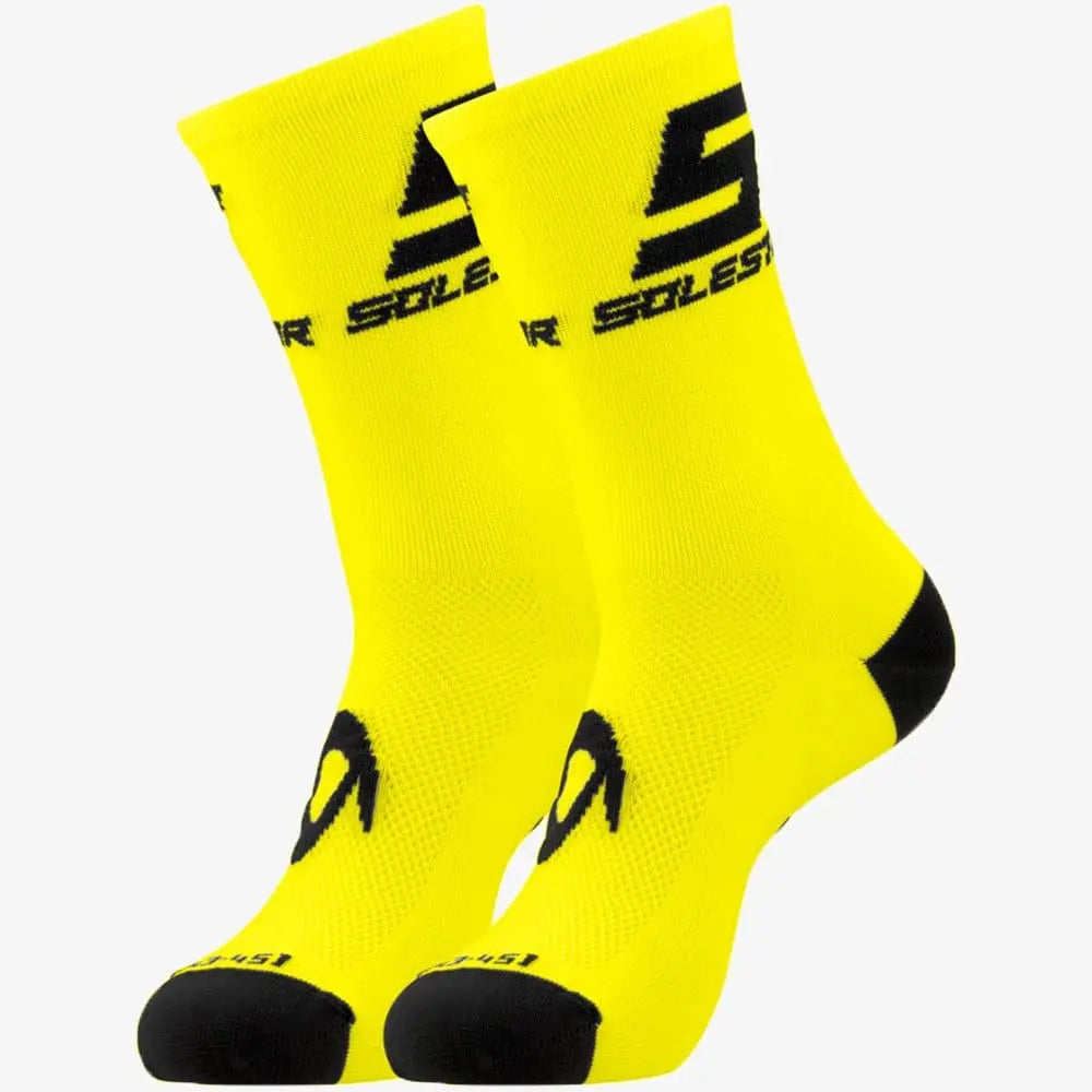 Yellow cycling socks - SOLESTAR BRAND